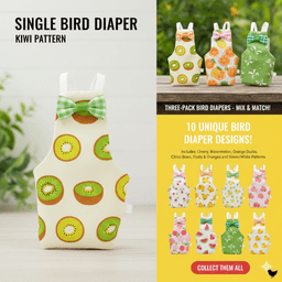 Waterproof Fabric Washable Lovebird Bird Diaper